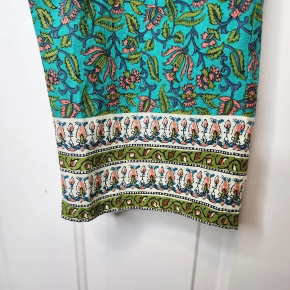 Sundance Vibrant Reef Pants Cargo Pockets Tassel Belt Size XXL - Picture 3 of 6
